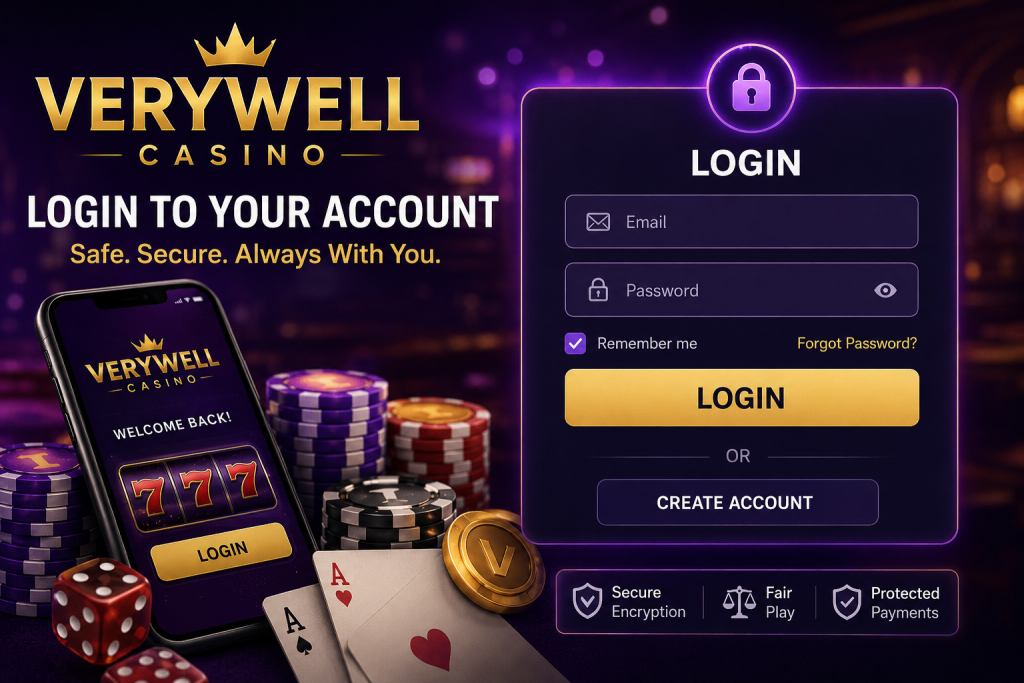 VeryWell Casino Login